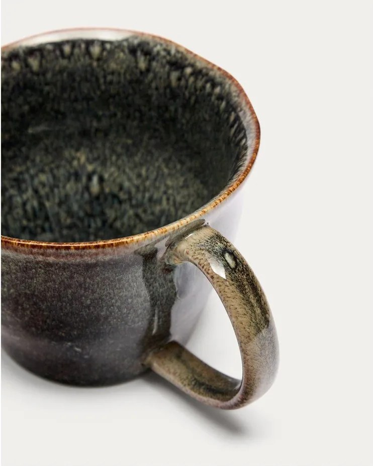 Szürke kerámia bögre Coval – Kave Home