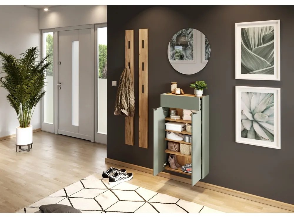 Zsályaszínű szekrény 56x97x22 cm Ameca – Germania