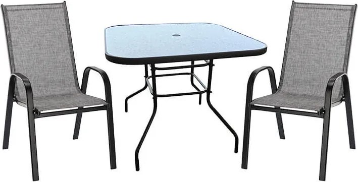 Berdan 2 személyes erkélyszett Matera székekkel N