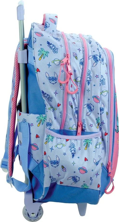 Disney Lilo és Stitch, A csillagkutya Scrapbook gurulós iskolatáska, táska 46 cm