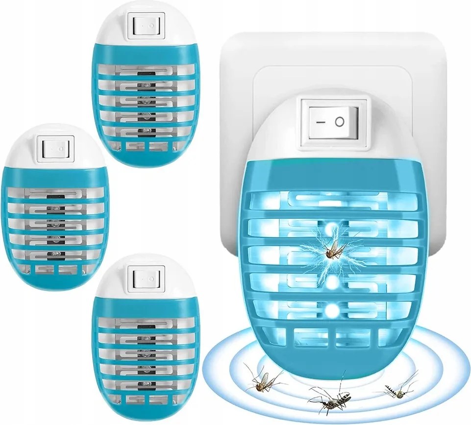 4 Rovarölő Lámpa Szúnyogcsapda Legyek Lepkék Púposszúnyogok Molyok Darazsak Inne Rovarok