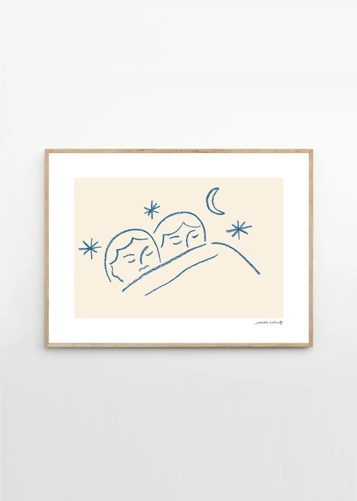 Poszter 40x30 cm Slumber – Amélie Lehoux – The Poster Club