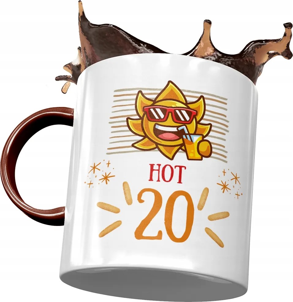 Bordó Bögre Születésnapra 20 20. 20. Ajándék Nyomtatott Fotóval