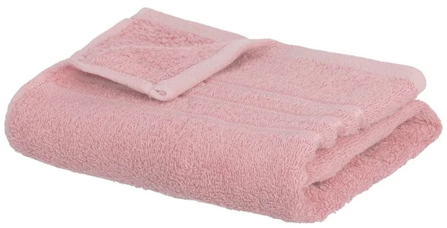 Rózsaszín frottír pamut törölköző 50x100 cm Simple – Casa Selección