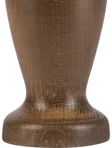 Asztali lámpa AMFORA 1xE27/60W/230V sötét barna/bükkfa