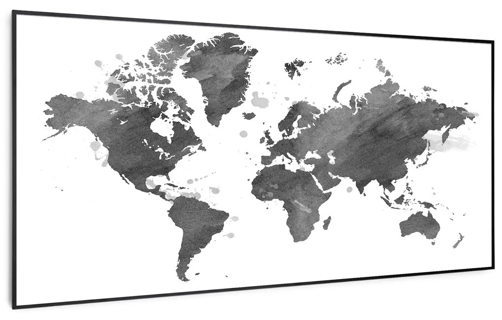 Klarstein Wonderwall Air Art Smart, infravörös hősugárzó, 120 x 60 cm, 700 W, fekete térkép