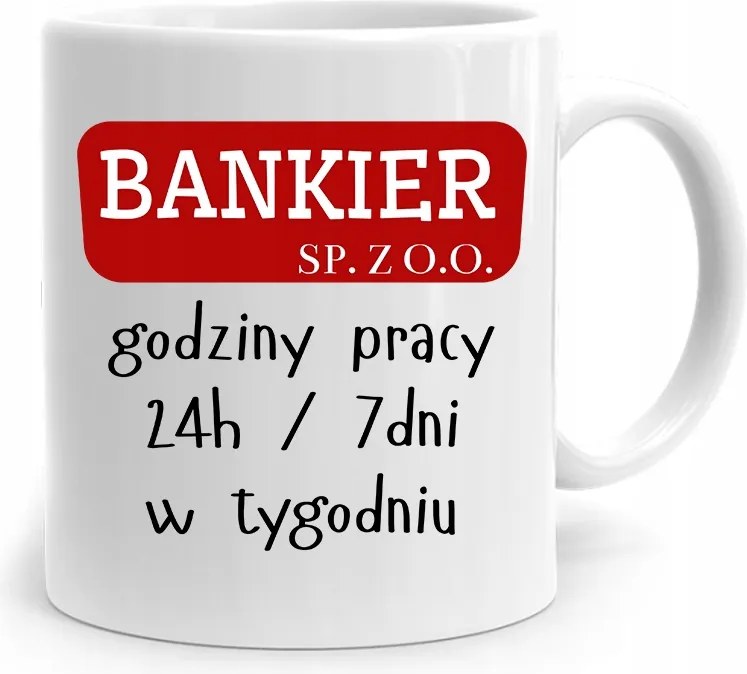 Bankárnak Ajándék Bögre Bankár Kft. fényképes nyomattal