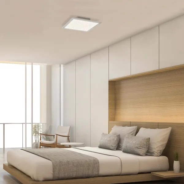 Briloner 7301-016 - LED Dimmelhető mennyezeti lámpa STARRY SKY LED/18W/230V + távirányító