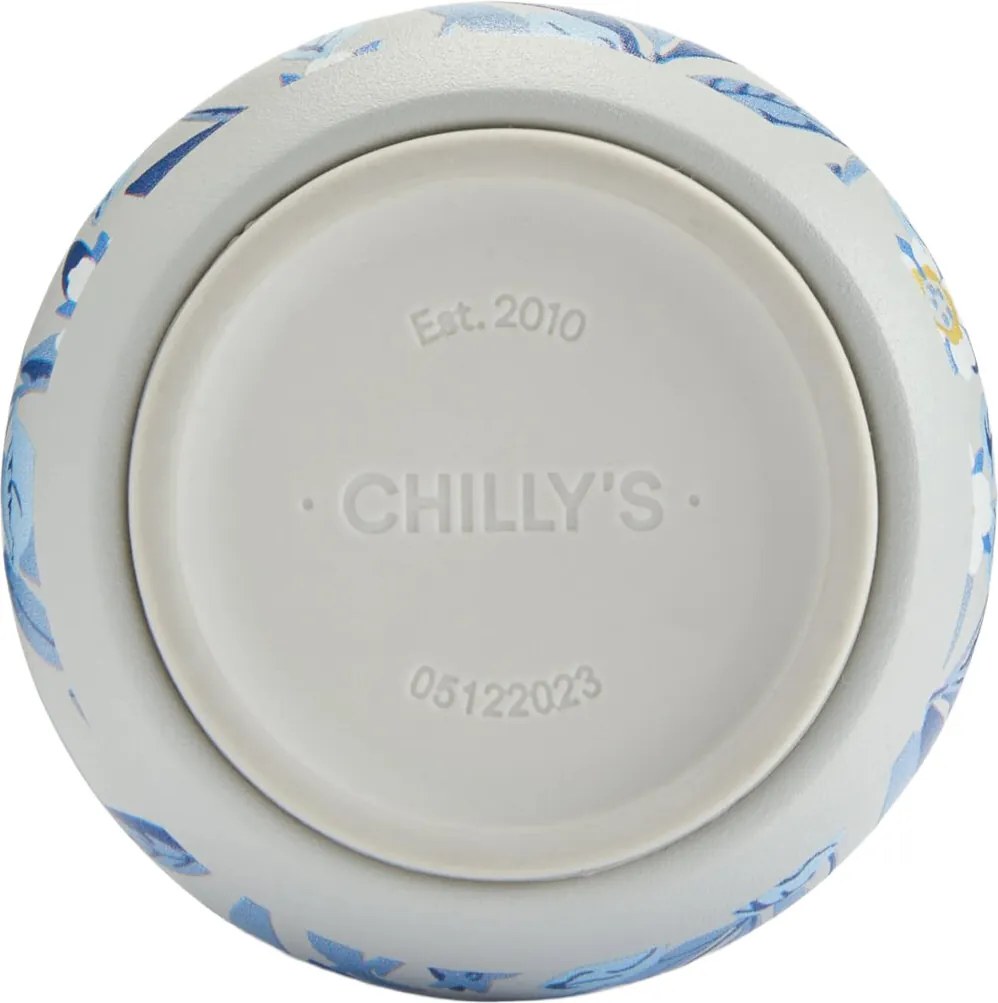 Chilly's Bottles termosz bögre - gránitszürke 340ml, Brighton Blossom/2. széria