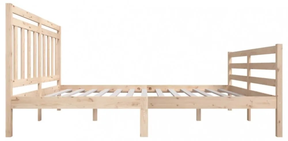 vidaXL tömör fa ágykeret 160 x 200 cm