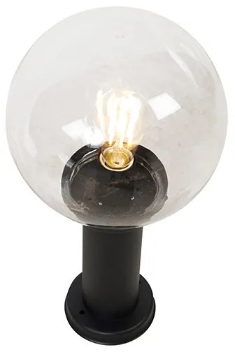 Kültéri állólámpa fekete műanyag gömbbel 50 cm IP44 - Sfera