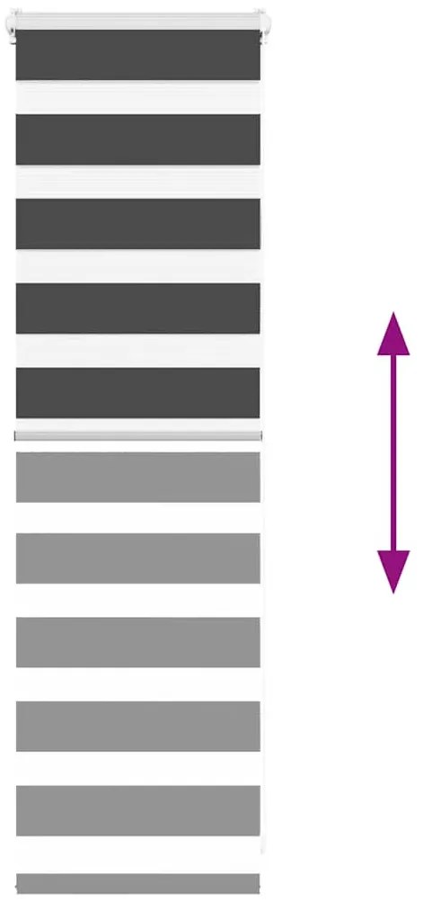 zebrafüggönnyel fekete szövetszélesség 50,9 cm poliészter