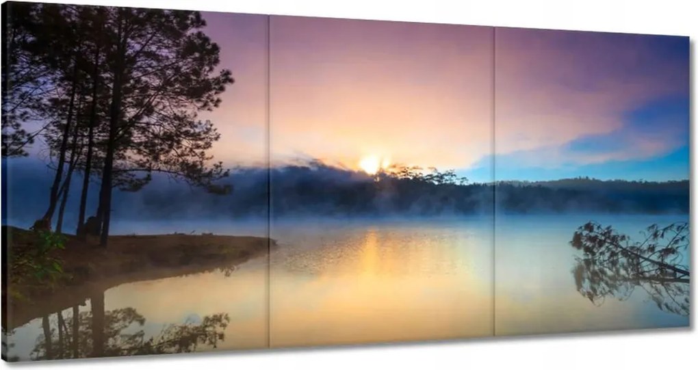 Vászonkép 120x60 Naplemente Égbolt