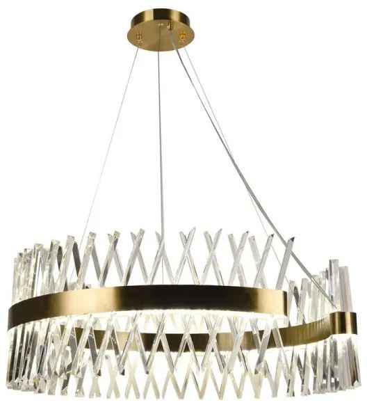 LED állítható fényerőjű lámpa kábelre LED/175W/230V 3000-6500K arany + DO