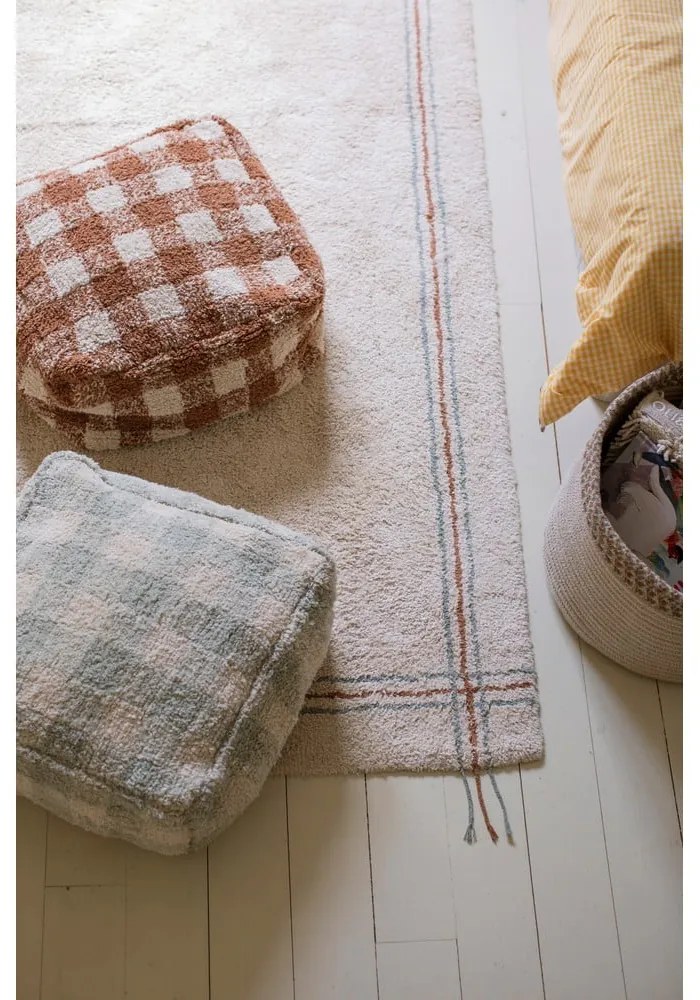 Krémszínű mosható kézi szövésű pamut szőnyeg 170x240 cm Cuisine Natural – Lorena Canals