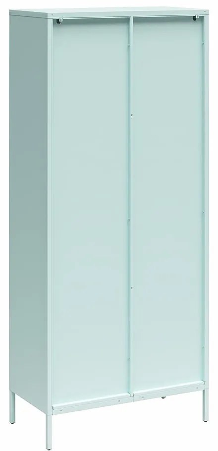 Világoskék fém tálalószekrény 80x186x40 cm Luna – Støraa