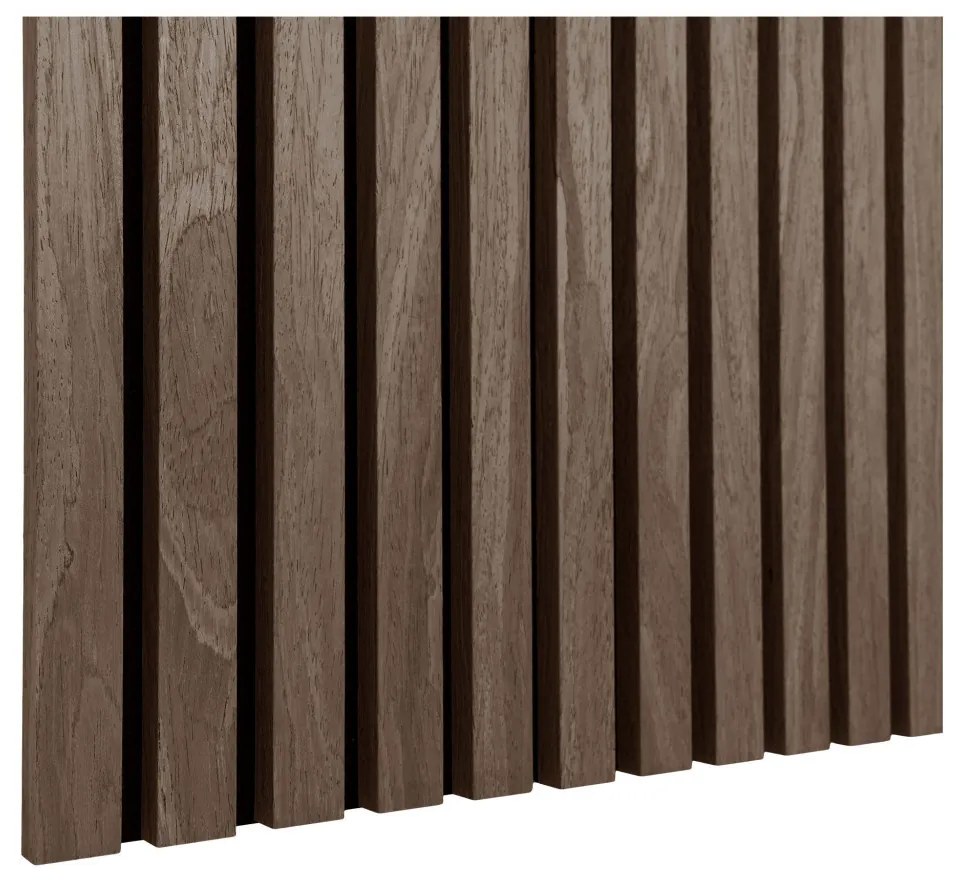 Akusztikus panel, fa furnér, dió, dió hatású 240x60x2,2 cm