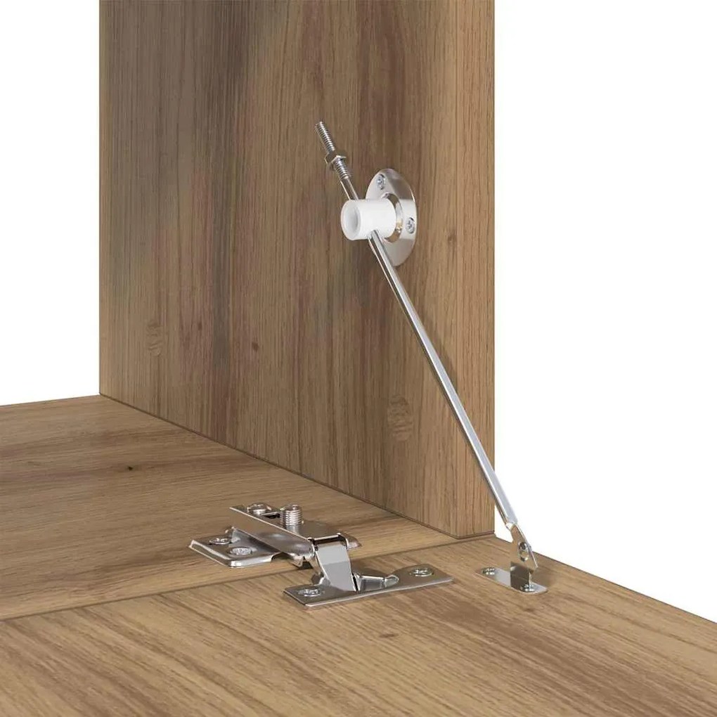 TV szekrény garnitúra 2 pcs kézműves tölgy 80 x 30 x 30 cm