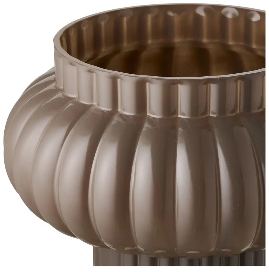 Barna üveg váza (magasság 27 cm) Celia – House Nordic