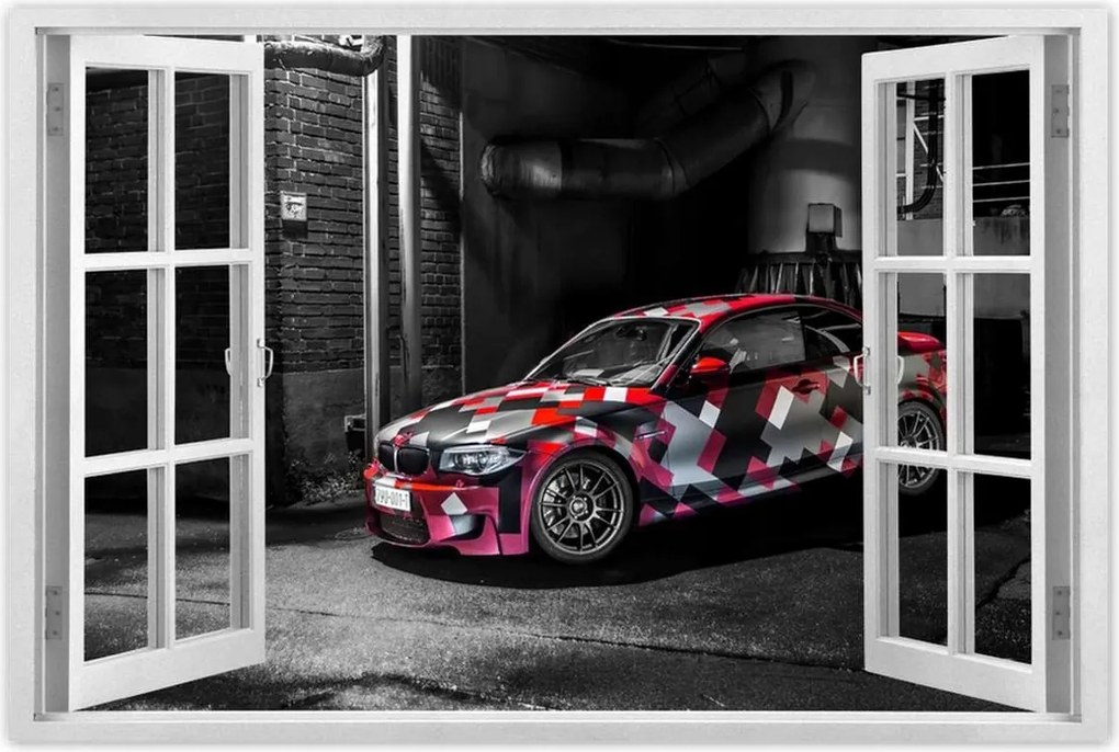 Poszterek 90x60 Piros Bmw