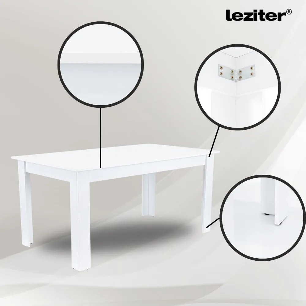 Lola 6+1 étkező garnitúra fekete-fehér