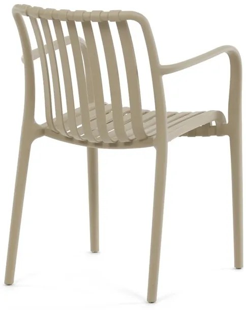 Bézs Műanyag Kerti Szék. CT-X7029 CAP