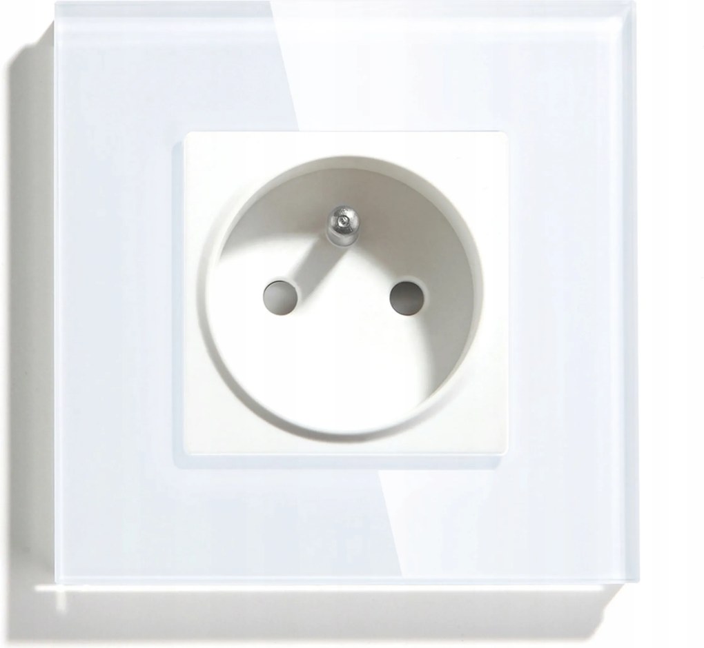 Elektromos Aljzat Üveg Egyetlen Érintkező Aljzat Földelt Üveg