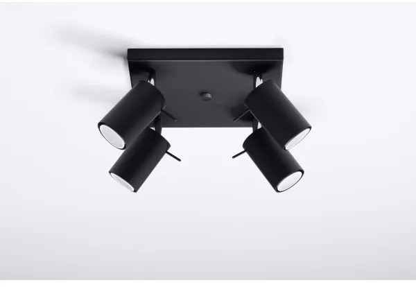 Brilagi -  LED Spotlámpa ASMUS 4xGU10/7W/230V fekete