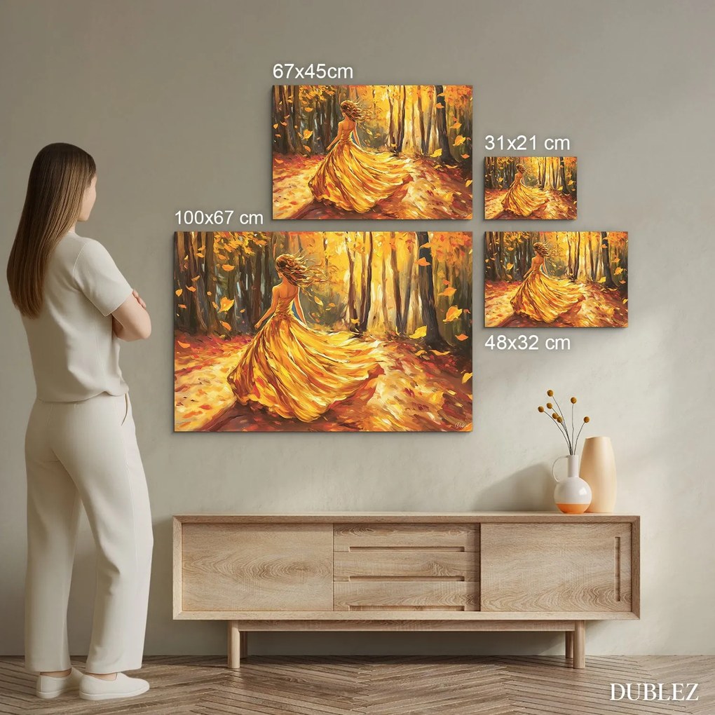 DUBLEZ | Őszi női alak az erdőben