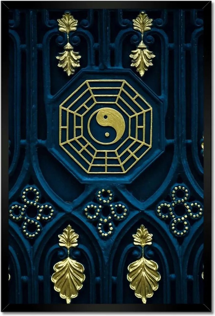 Keretezett poszterek 40x60 Absztrakt arany harmónia