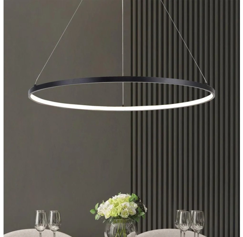 Zuma Line PEN89424-90BK - HORIK kábeles LED csillár LED/40W/230V 3000/4000/6000K