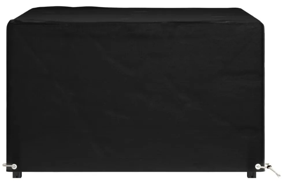 négyzet alakú kerti bútorhuzat 8 fűzőlyukkal 125 x 125 x 75 cm