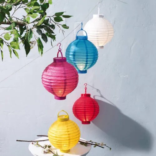 LED-es lampion (1 LED, 7 színben, 2 x AAA)