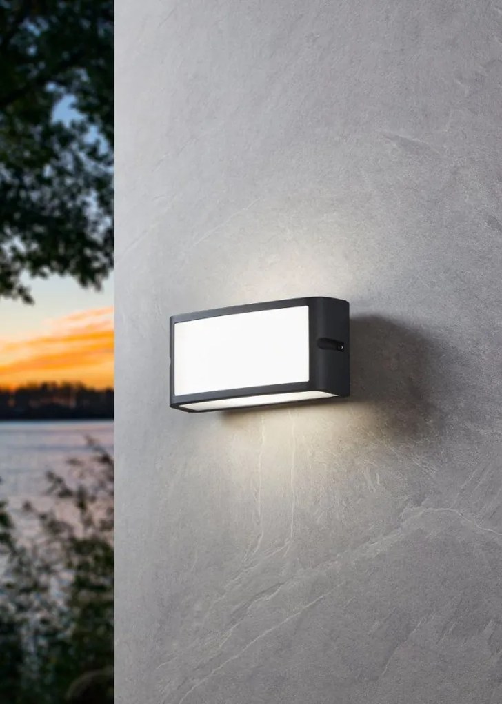 EGLO 900808 CAMARDA Modern Kültéri Fali Lámpa Antracit, Fehér LED IP54