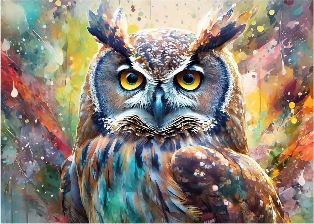 Kép - Egy bagoly festménye (70x50 cm)