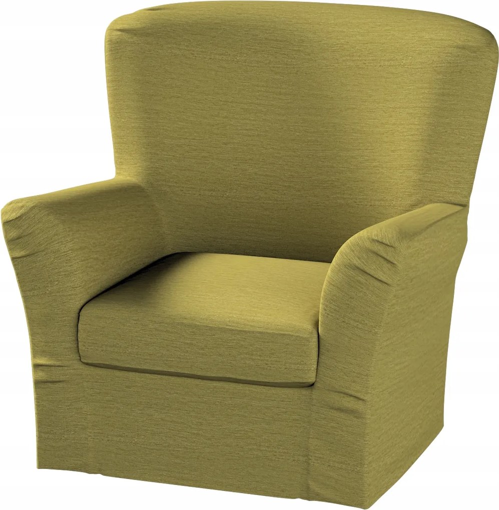 Dekoria Tomelilla magas fotelhuzat Ikea könyvjelzőkkel zöld