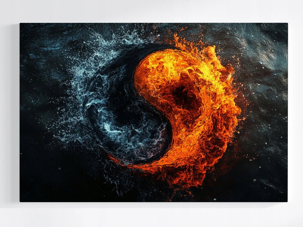 Poszter Yin Yang Tűz Víz Harmónia Egyensúly Zen 120x80