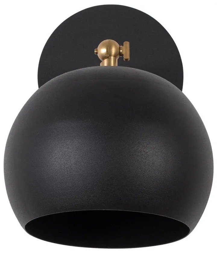 Fekete fali lámpa ø 15 cm Stiva – Opviq lights