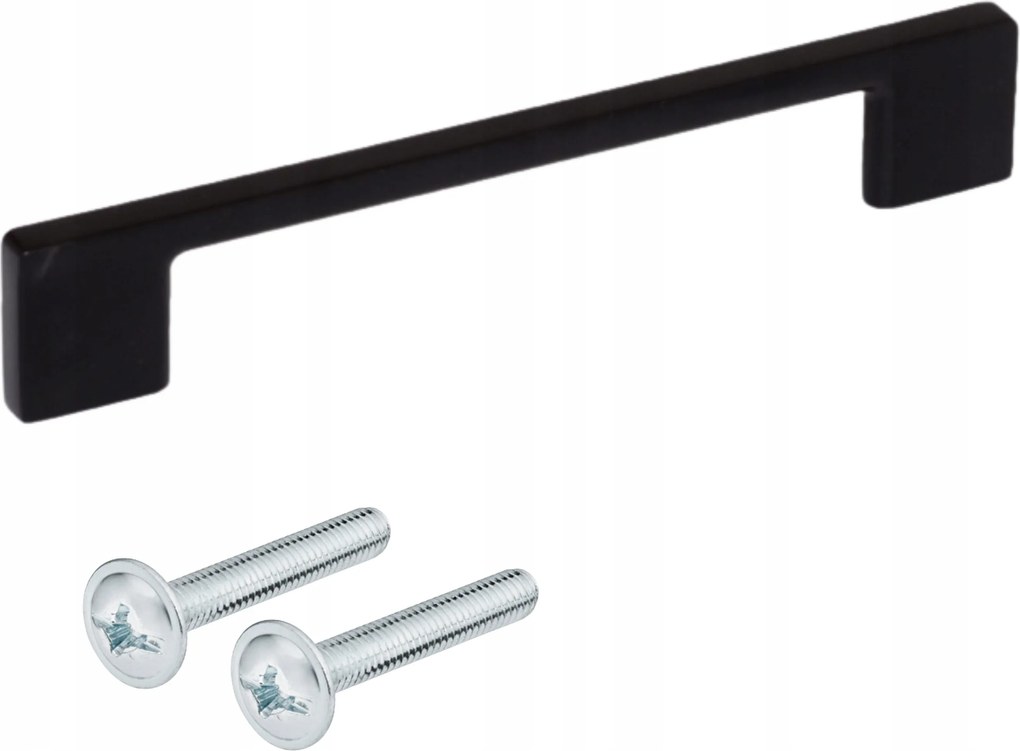 Bútorfogantyú 22576 L-192mm Fekete Matt Konyhabútor Tartó