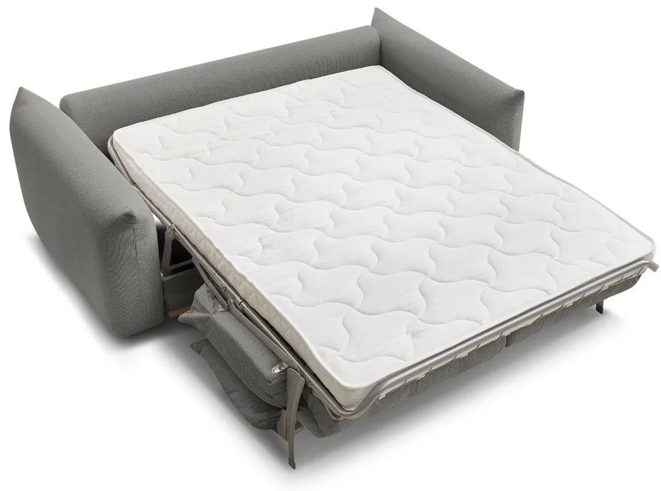 Szürke kinyitható kanapé 214 cm Ernest – Bobochic Paris