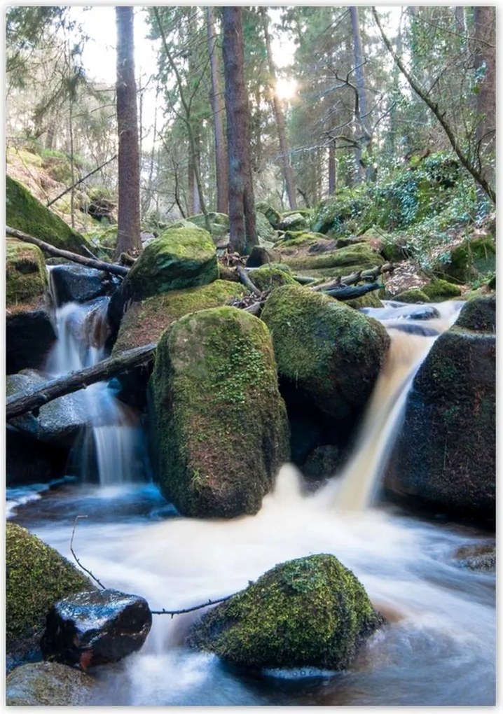 Poszterek 70x100 Hegyi zuhatagok