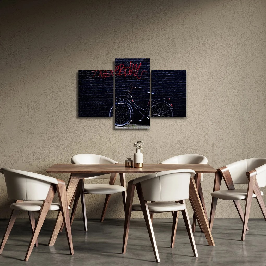 Egy kerékpár képe Amszterdamban (90x60 cm)