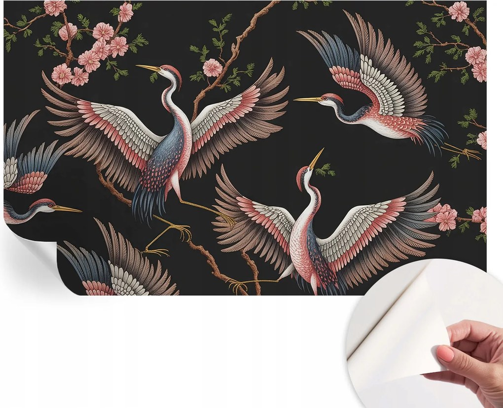 Dekoratív öntapadós fotótapéta Hálószobába Virágmintás 416x254 cm