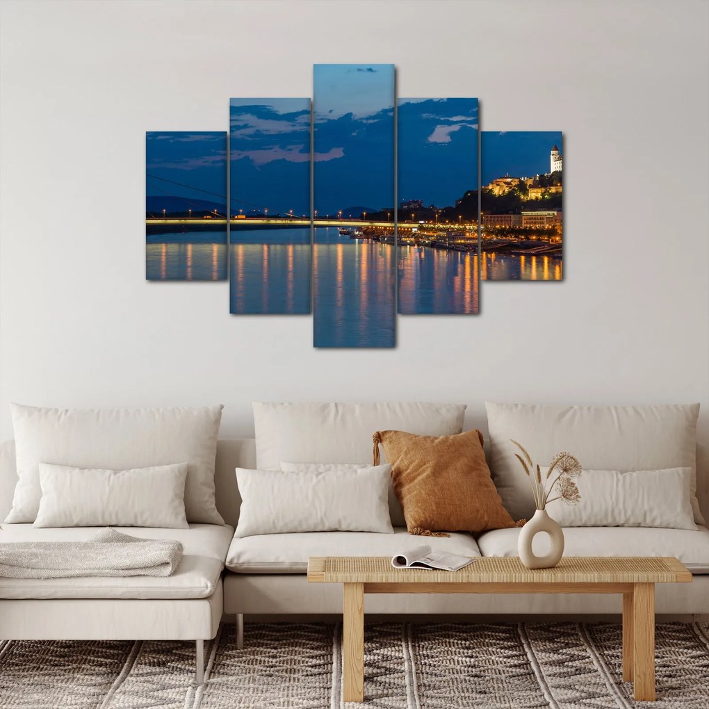 Pozsony képe várral (150x105 cm)