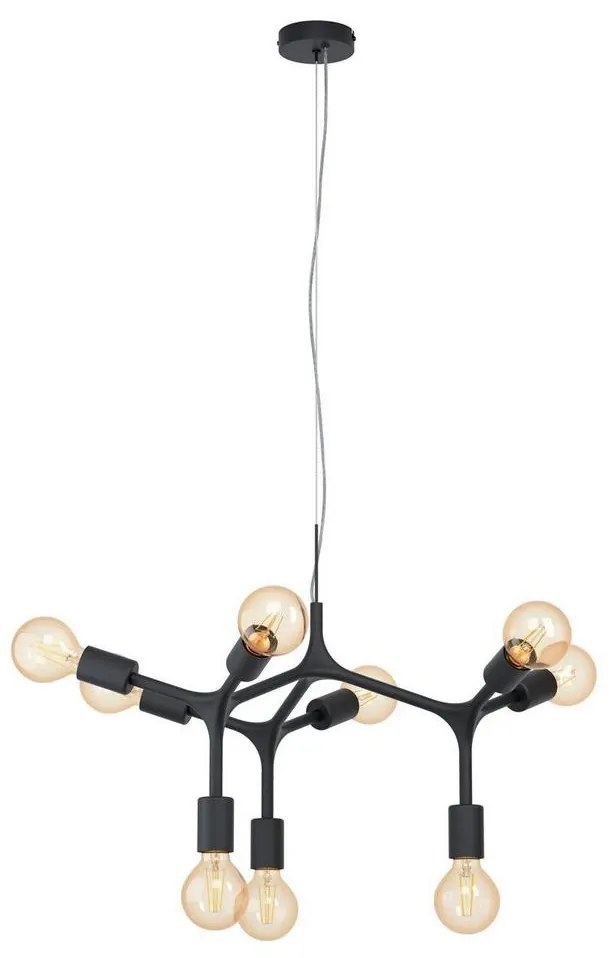 Eglo 98346 - Csillár zsinóron BOCADELLA 9xE27/60W/230V