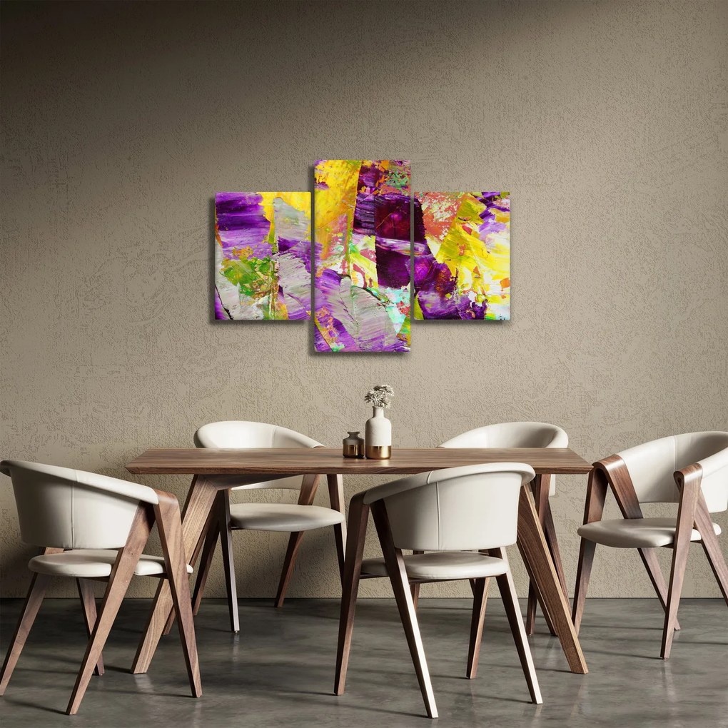 Absztrakció kép - festmény (90x60 cm)