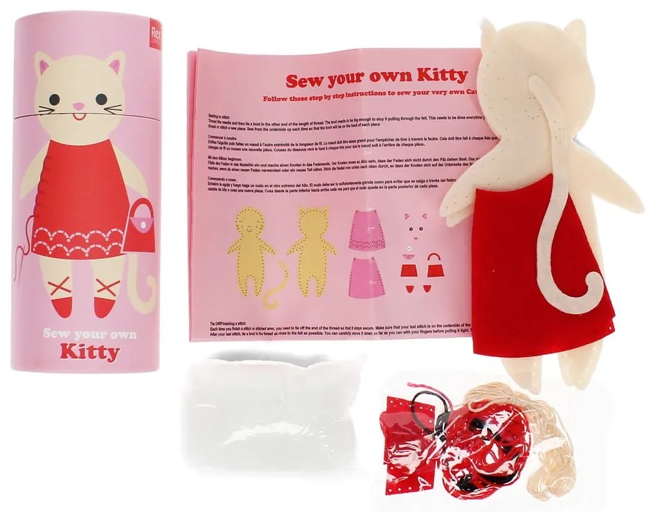 Kreatív készlet Sew Your Own Cat – Rex London