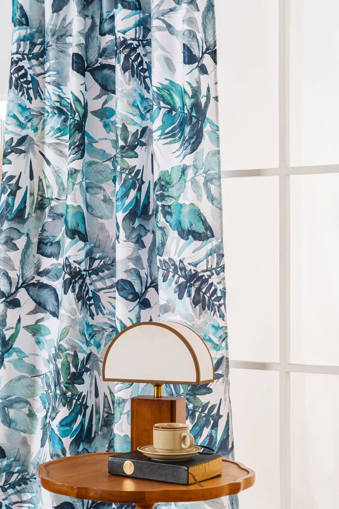 CORTINA mintás dizájnfüggöny 140x270 cm Felfüggesztés: Hullámos sínszalag