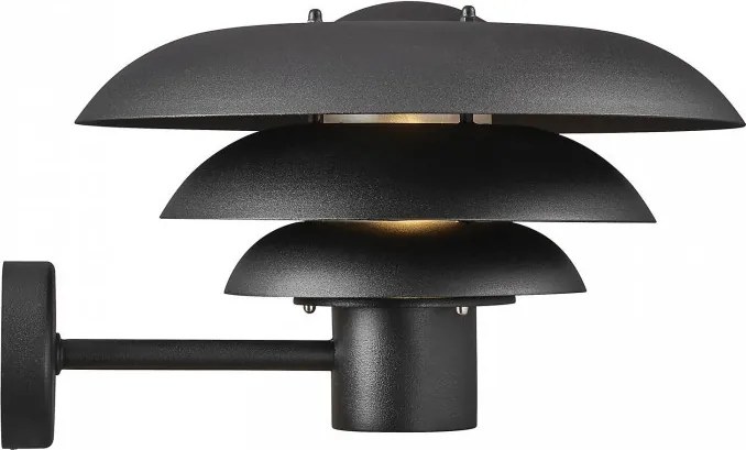 NORDLUX 2118071003 KRUNOS Modern Kültéri Fali Lámpa Fekete E27 IP54