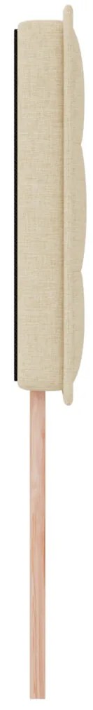 LED ágytámla LED -es lámpákkal Krém 80 cm Poliészter